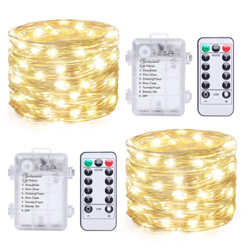 Warm White Fairy Lights Battery Operated