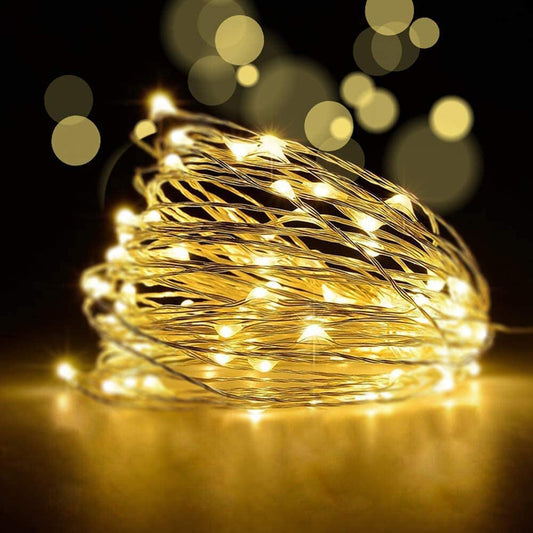 Warm White Fairy Lights Battery Operated